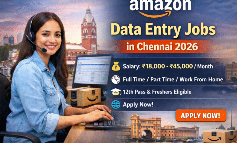 Amazon Data Entry Jobs in Chennai