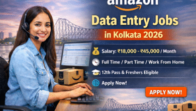 Amazon Data Entry Jobs in Kolkata 2026 work from home and office job opportunity for freshers