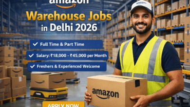 Amazon Warehouse Jobs in Delhi – Amazon hiring warehouse associates with salary ₹18,000 to ₹45,000 per month