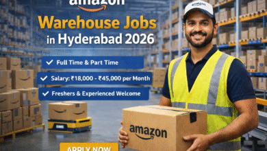 Amazon Warehouse Jobs in Hyderabad – Amazon hiring warehouse associates with salary ₹18,000 to ₹45,000 per month