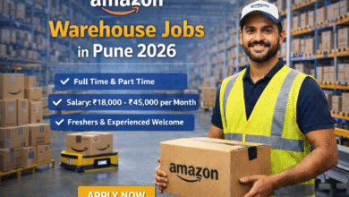 Amazon Warehouse Jobs in Pune– Amazon hiring warehouse associates with salary ₹18,000 to ₹45,000 per month