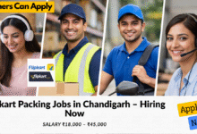 Flipkart packing jobs in Chandigarh with salary ₹18,000 to ₹45,000 for freshers and warehouse work roles