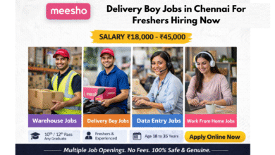 Apply for Meesho delivery boy jobs in Chennai for freshers with salary ₹18,000 to ₹45,000 including part time and full time roles