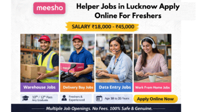 Apply for Meesho helper jobs in Lucknow for freshers with salary ₹18,000 to ₹45,000 including warehouse and packing roles
