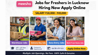 Apply for Meesho jobs for freshers in Lucknow with salary ₹18,000 to ₹45,000 including warehouse, data entry, and support roles