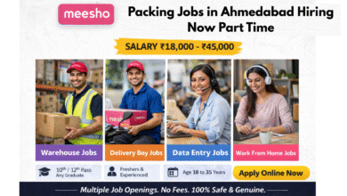 Apply for Meesho packing jobs in Ahmedabad part time with salary ₹18,000 to ₹45,000 including warehouse and helper roles