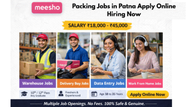 Apply for Meesho packing jobs in Patna with salary ₹18,000 to ₹45,000 including warehouse and helper roles