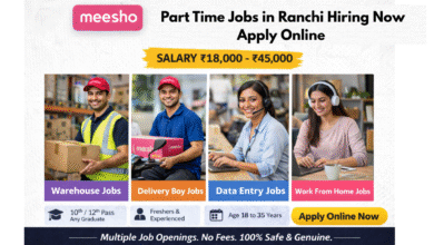 Apply for Meesho part time jobs in Ranchi with salary ₹18,000 to ₹45,000 including data entry and warehouse roles