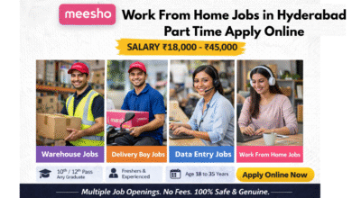 Apply for Meesho work from home jobs in Hyderabad part time with salary ₹18,000 to ₹45,000 including data entry and customer support roles